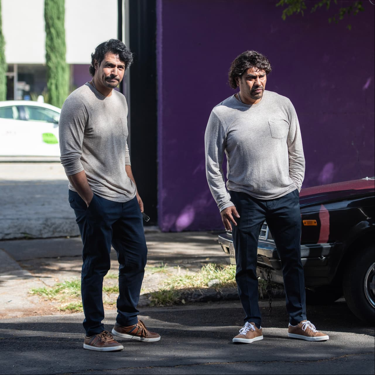 El actor coordinó con su doble para grabar la escena.