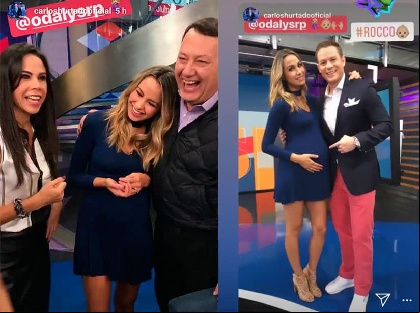 Odalys Ramírez se despide del noticiero para comenzar su licencia de maternidad