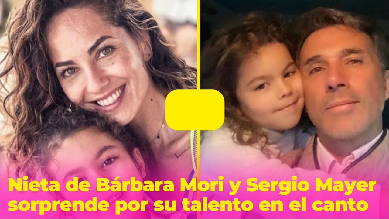 Nieta de Sergio Mayer y Bárbara Mori enternece en redes con su encantadora forma de cantar