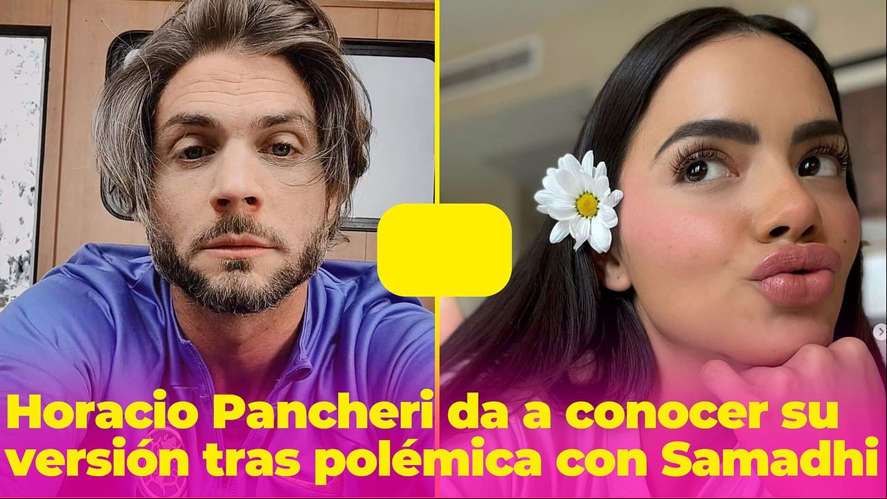 Horacio Pancheri responde si le envió o no un mensaje a Samadhi Zendejas diciéndole "fea"