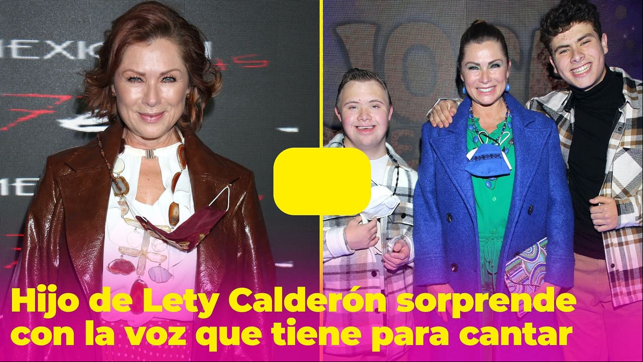 Hijo de Lety Calderón sorprende con la voz que tiene para cantar y ella reacciona a los elogios