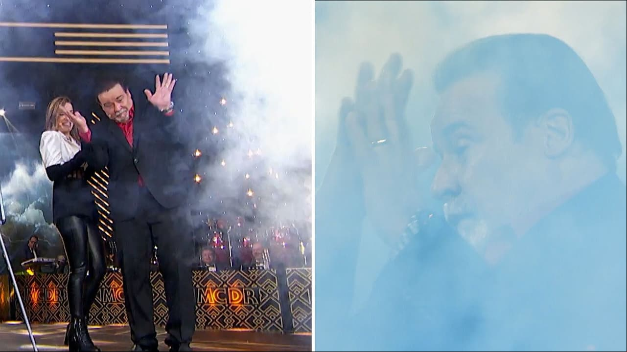 A César Évora le explotan fuegos artificiales en la cara y se lleva tremendo susto en MCDR
