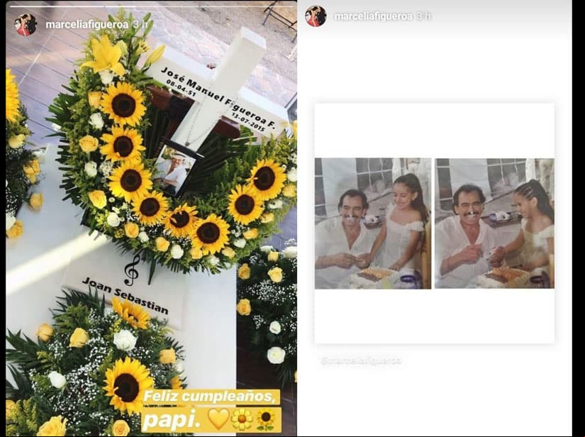 Joana Marcelia Figueroa recordó con cariño a su padre
