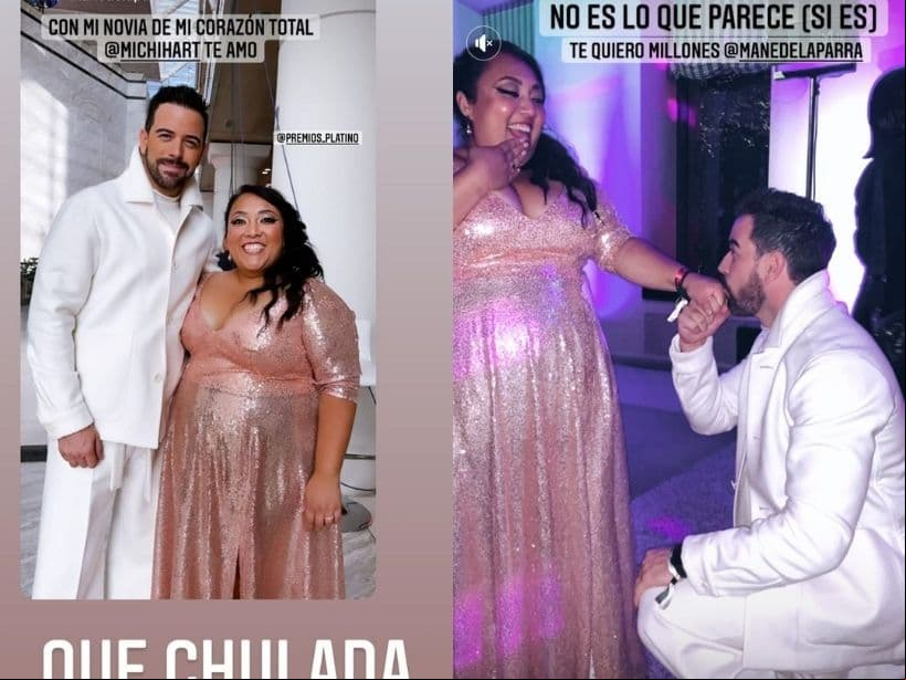 Mane de la Parra le declara su amor a Michelle Rodríguez.