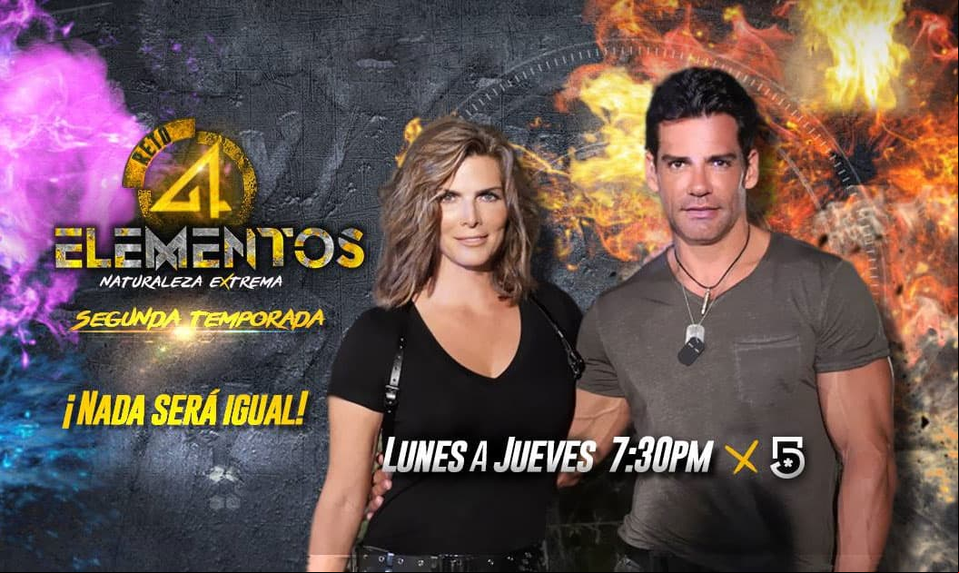 La adrenalina y emoción de ‘Reto 4 Elementos’ tiene nuevo horario