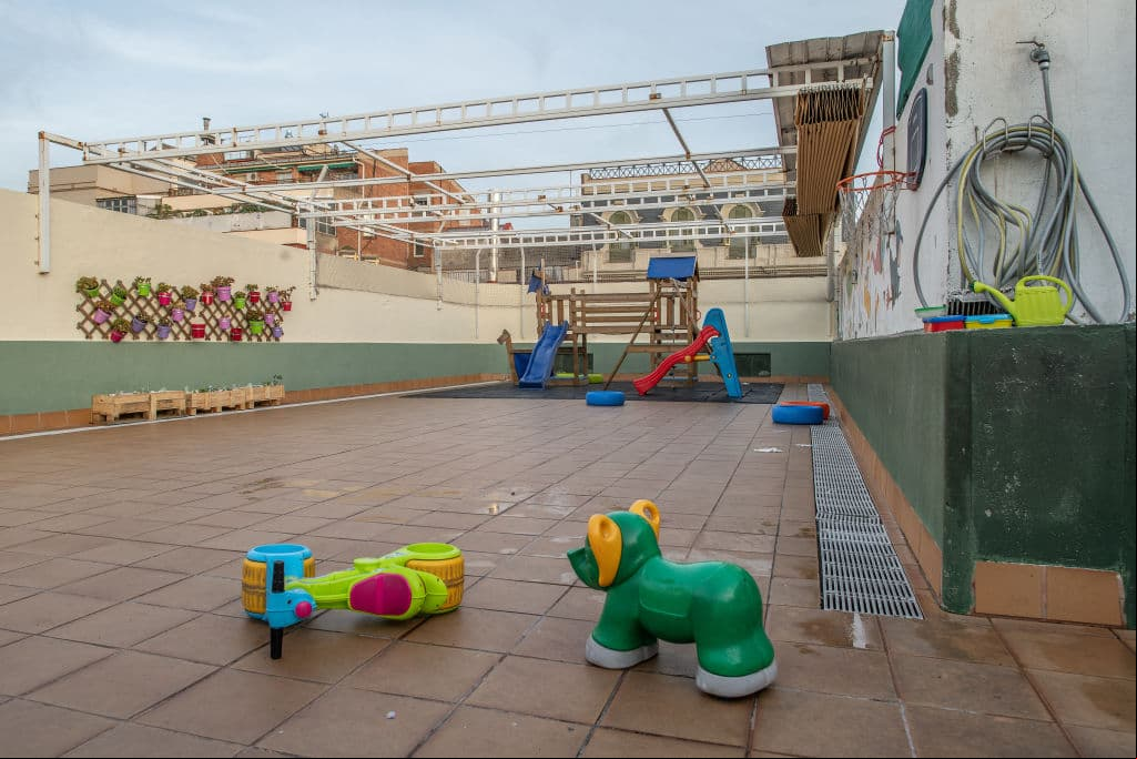 Barcelona, España.
<br>
<br>Las escuelas en la ciudad catalana han sido vaciadas; por ahora los niños no van a clases.