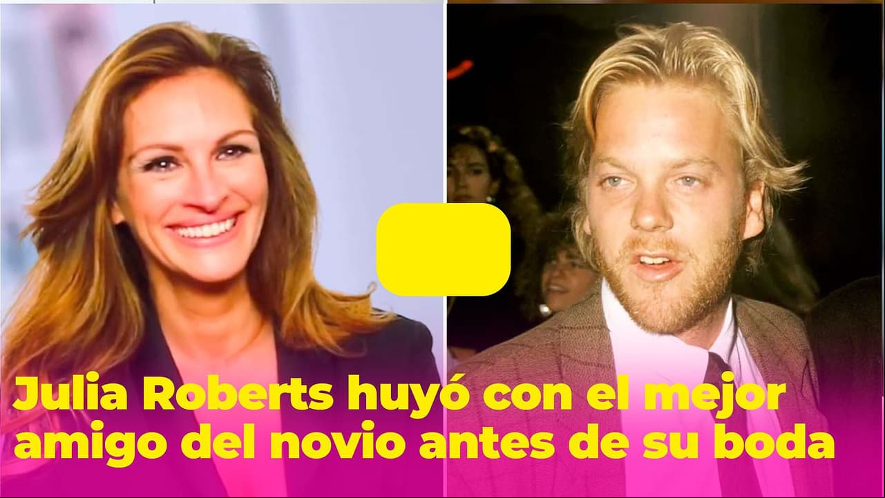 Julia Roberts huyó con el mejor amigo de su novio ¡antes de su boda! La historia es de película