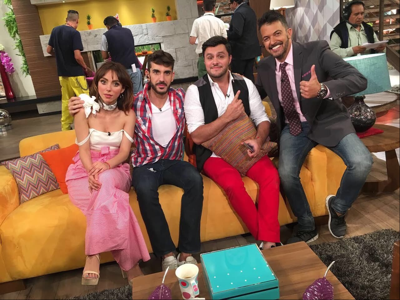 Todos posaron para la foto
