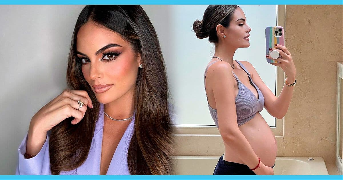 Ximena Navarrete: así se mueve su bebé en su pancita de embarazo