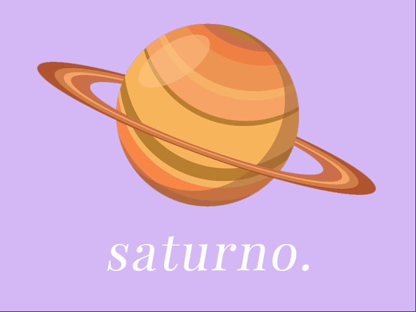 SATURNO RETRÓGRADO: Saturno representa la fuerza de voluntad y la ambición; en movimiento retrógrado afecta el camino y el trayecto, haciéndolo más lento y monótono.