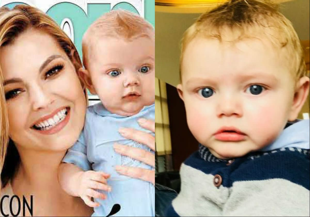 Marjorie de Sousa debutó como mamá con Matías Gregorio, quien nació el 27 de enero. El bebé es hijo del Julián Gi. Foto: People en Español, Instagram
