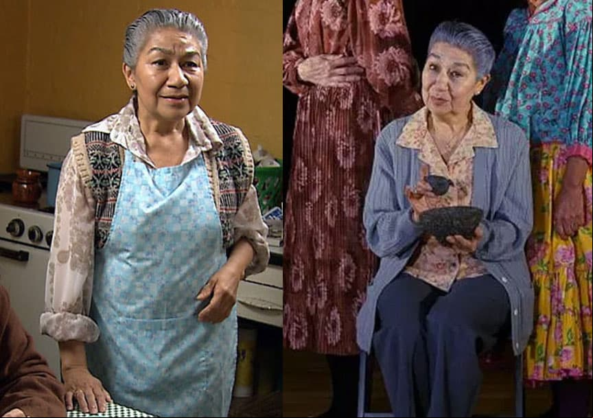 La primera actriz Angelina Peláez, quien realizó en este episodio el personaje de 'Paquita', realizó otra 'Rosa de Guadalupe' en el 2017 y participó en la telenovela 'El bienamado'. En los últimos tiempos se ha dedicado al cine y al teatro.