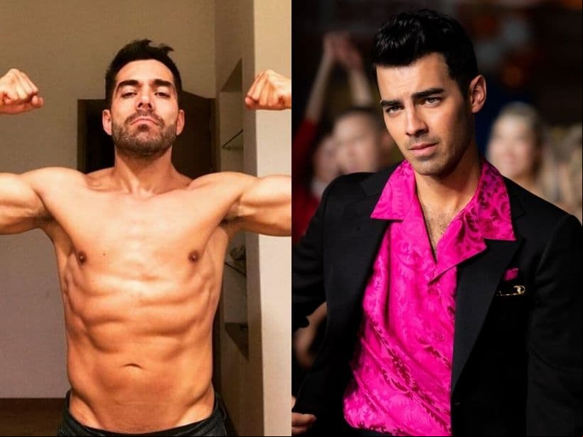 Omar Chaparro ha sido comparado con varias estrellas, pero el parecido que más ha causado revuelo es el que tiene con Joe Jonas, incluso el propio actor lo ha recalcado en Instagram.