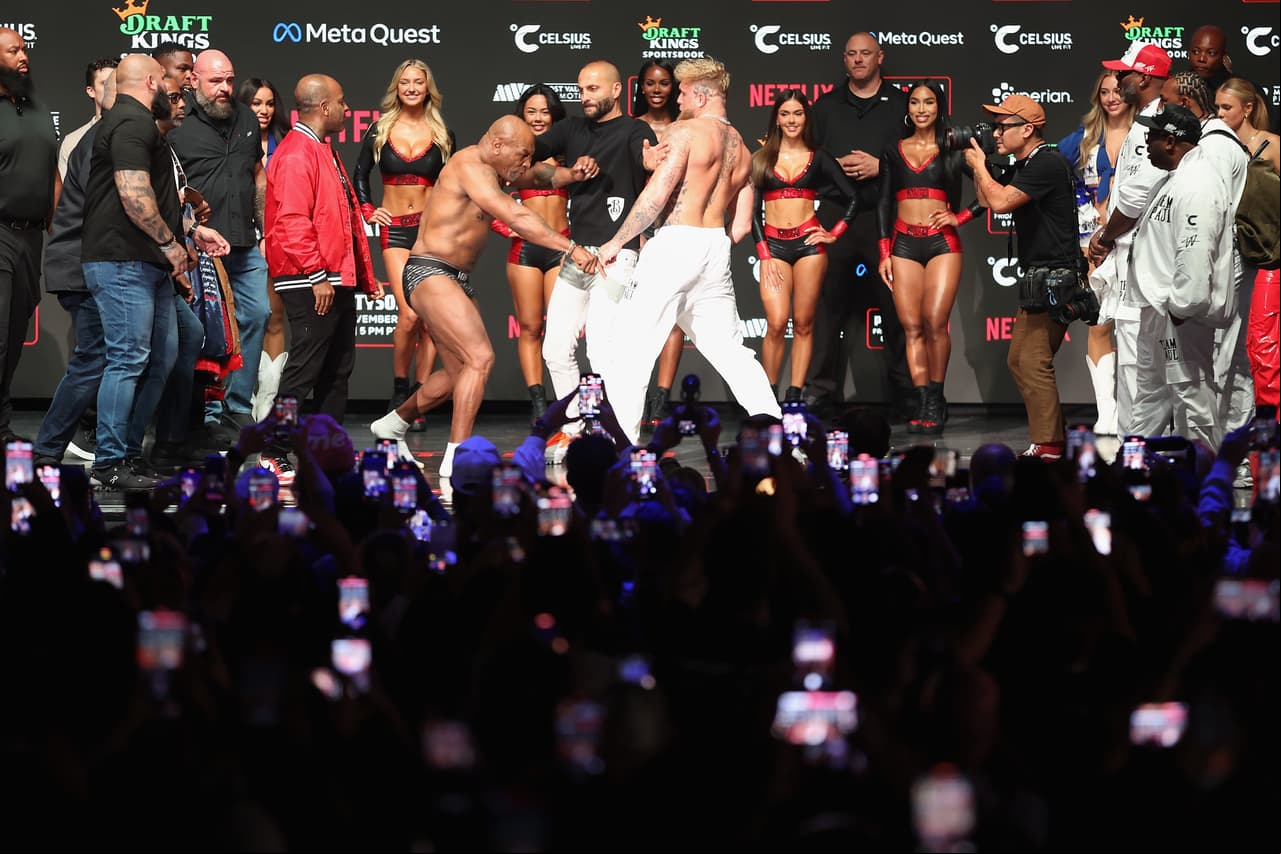 El motivo por el que Mike Tyson dio cachetada a Jake Paul en pesaje 