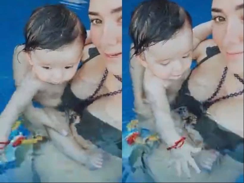 Sherlyn impacta por lucir vientre plano en sus vacaciones en la playa con su hijo André