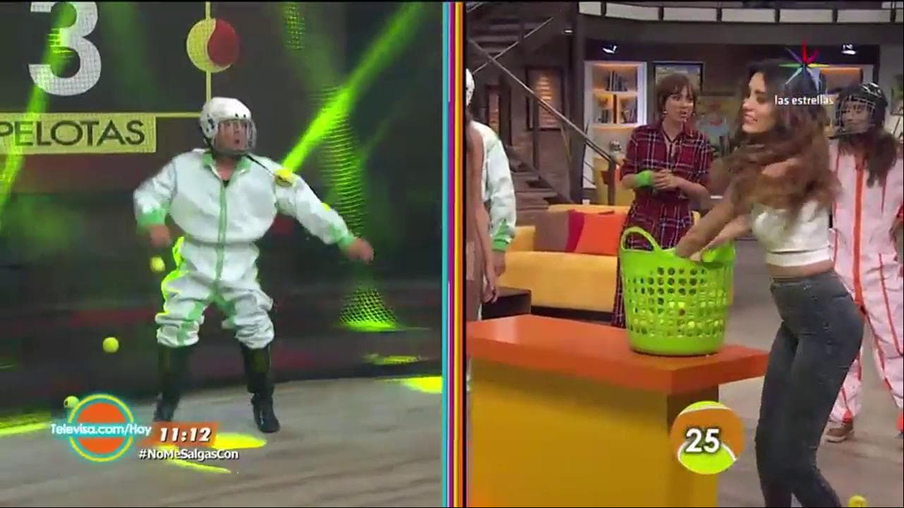 Telehit enfrenta a Hoy en Quién tiene más pelotas