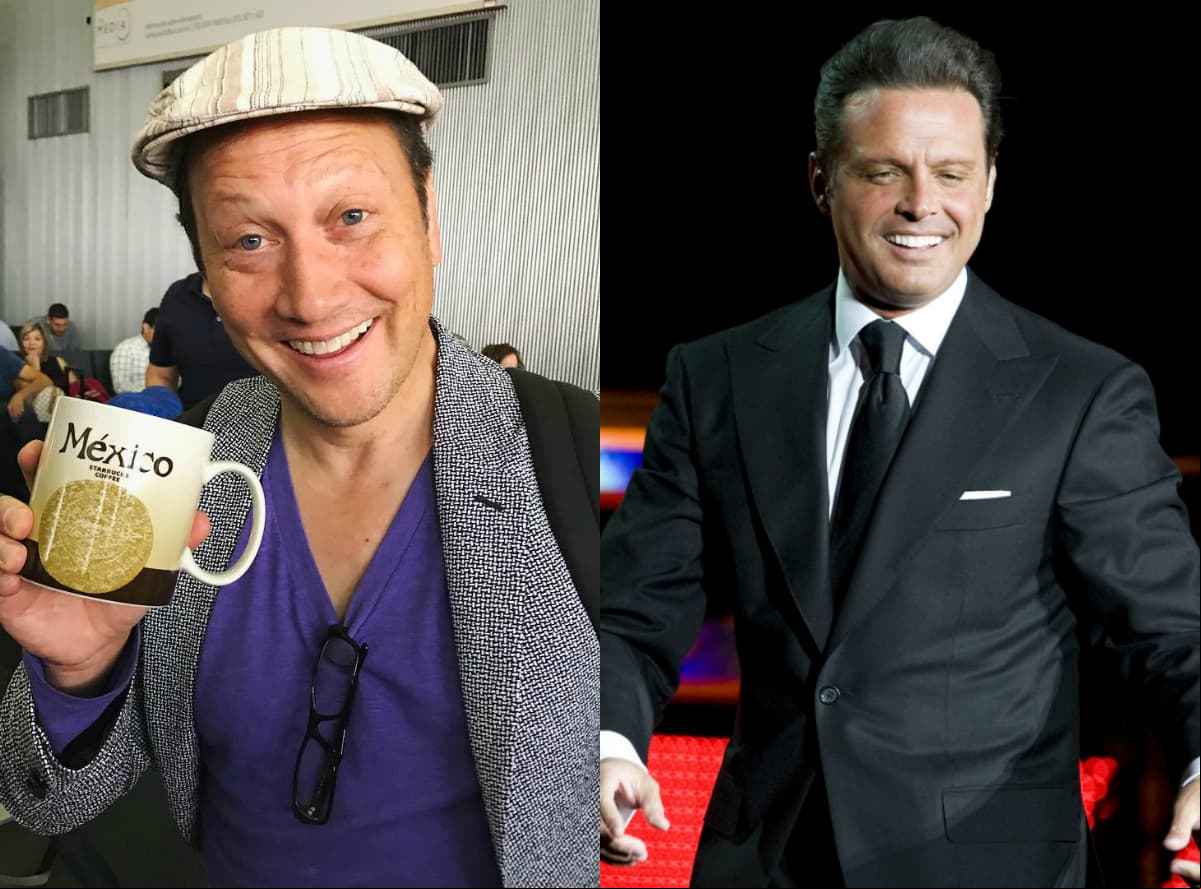 Rob Schneider y su esposa también disfrutaron de Luis Miguel