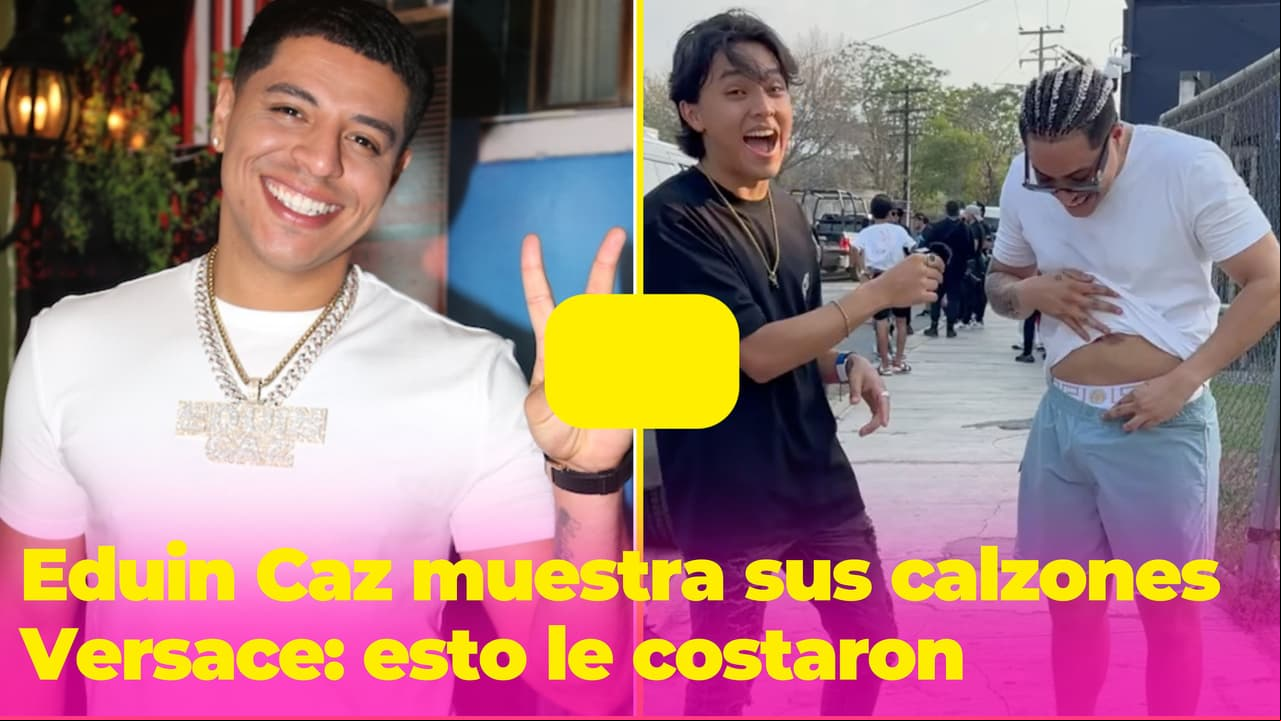 Eduin Caz confiesa que usa calzones de 200 dólares y la gente dice que se ven más baratos