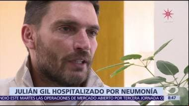 Julián Gil fue hospitalizado de emergencia por virus de influenza
