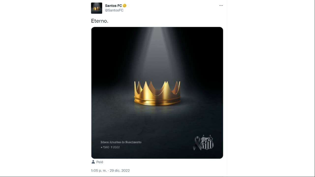 Personalidades de diversas disciplinas del deporte, políticos, estrellas de cine, instituciones y algunos de los estadios históricos del futbol Mundial se rindieron en palabras de iración hacia Pelé tras su muerte.