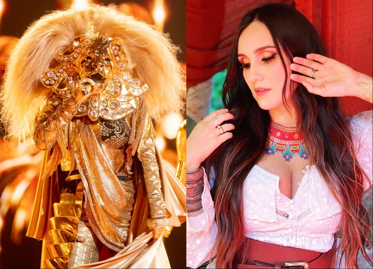 ¡Juanpa Zurita lo sabía! Leona es Dulce María en ¿Quién es la Máscara? 2021