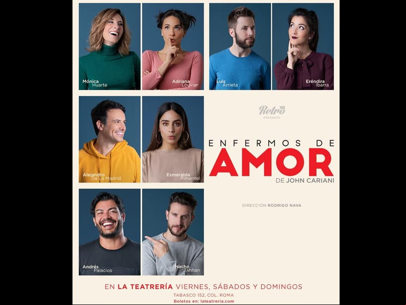 Además, el actor formó parte del elenco de la puesta en escena ‘Enfermos de amor’, compartiendo escenario con Mónica Huarte, Adriana Louvier, Luis Arrieta, Eréndira Ibarra, Alejandro de la Madrid, Esmeralda Pimentel y Nacho Tahhan.