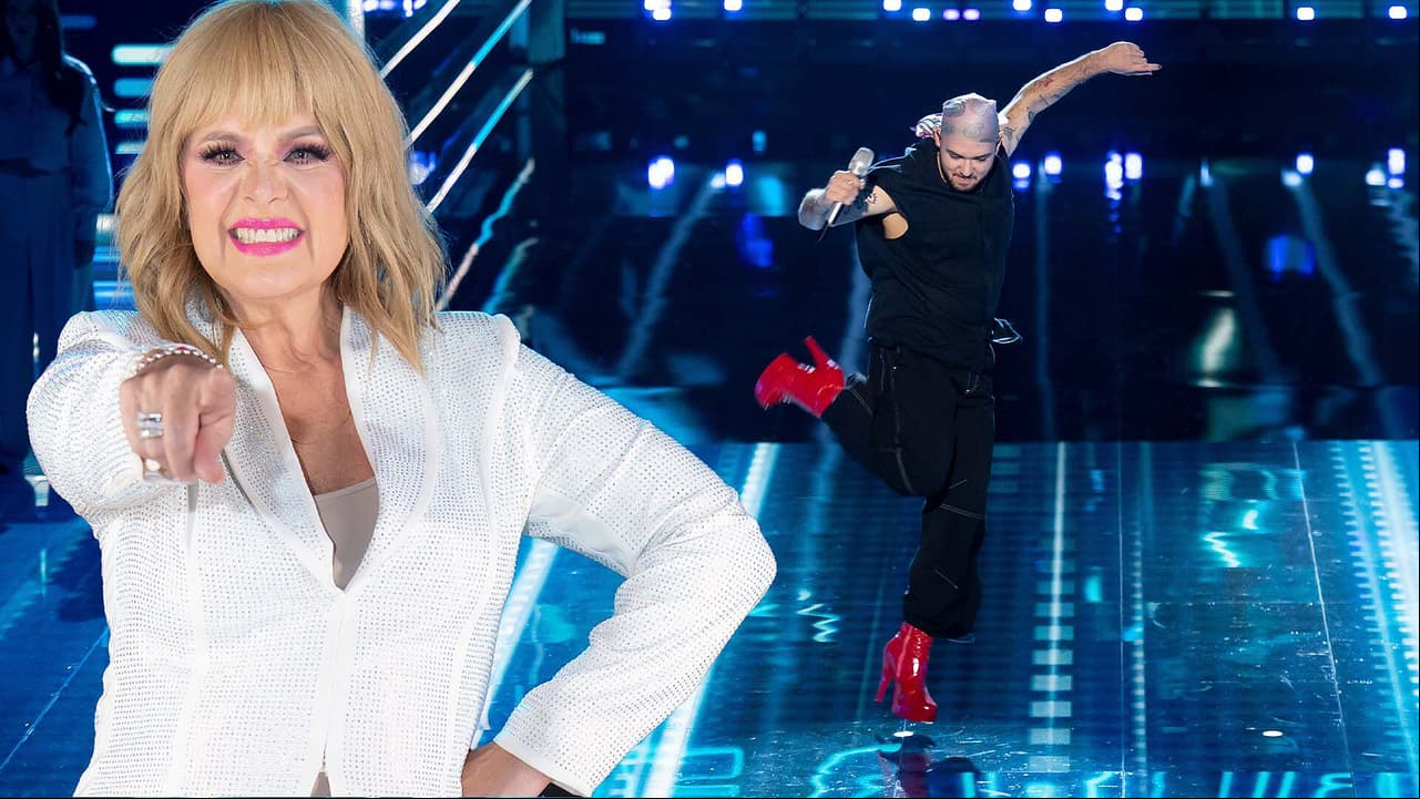 Erika Buenfil queda impactada con los tacones del Bailarín en Veo Cómo Cantas