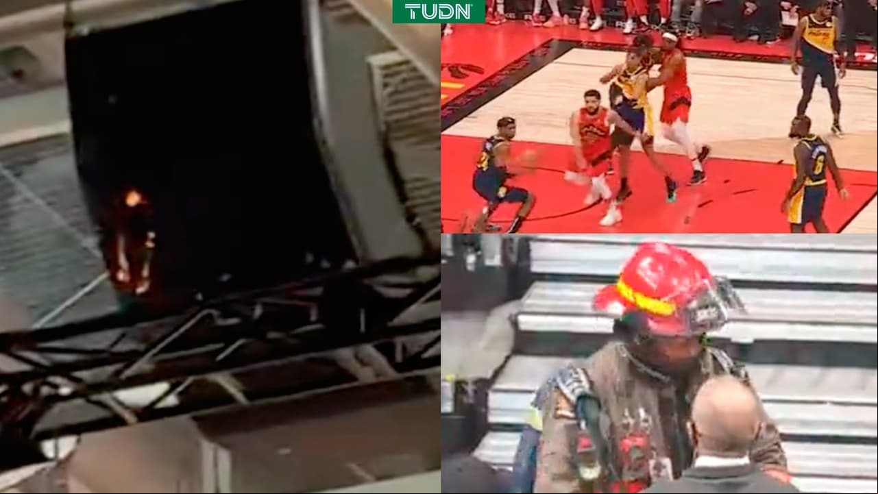 Se incendia altavoz en Scotiabank Arena durante el Raptors-Pacers