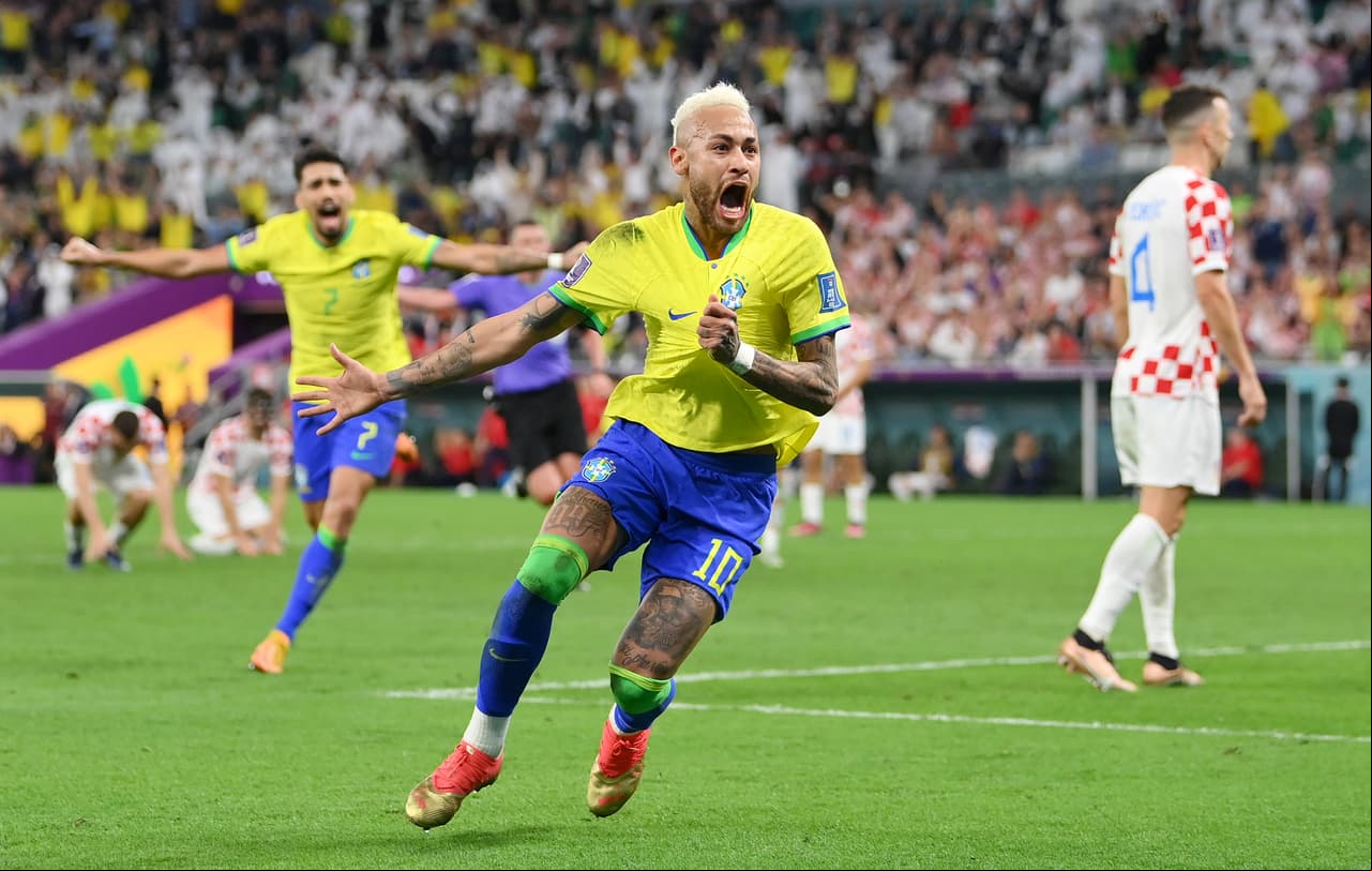 ¡Trono compartido! Neymar empata a Pelé como máximo goleador de Brasil