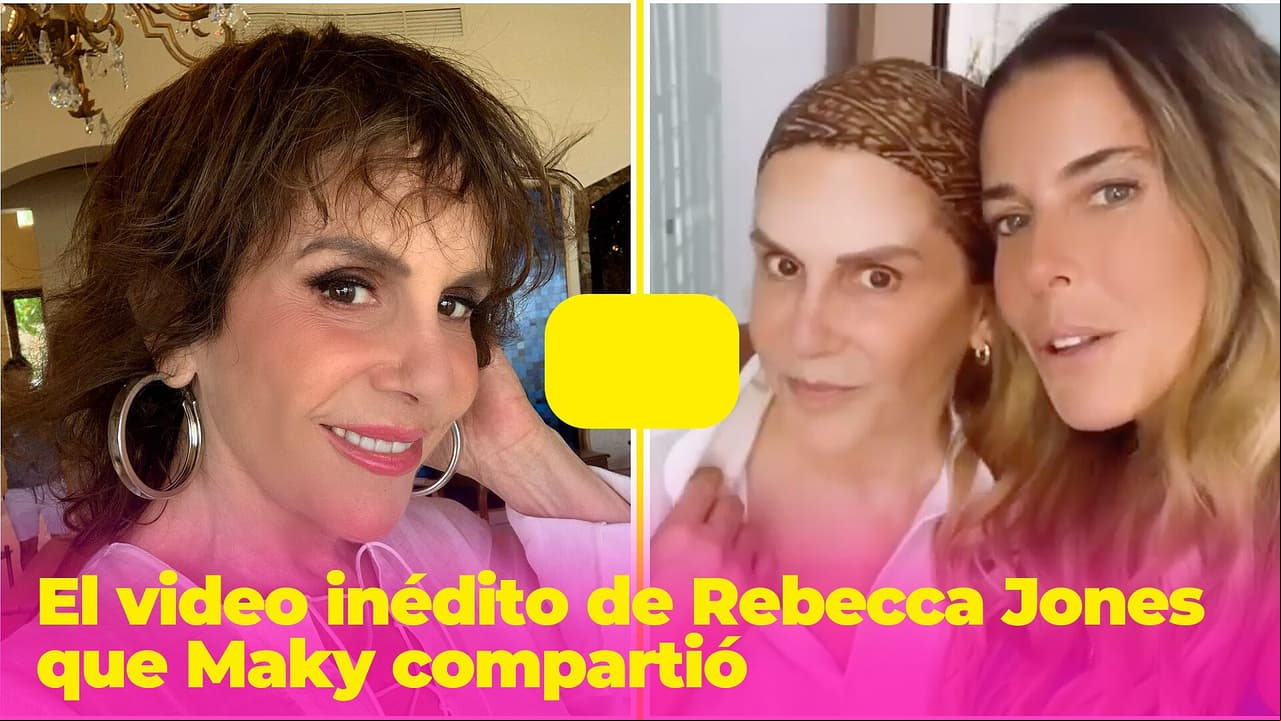 Maky comparte video inédito de Rebecca Jones para despedirla: "No se va quien permanece en el corazón"