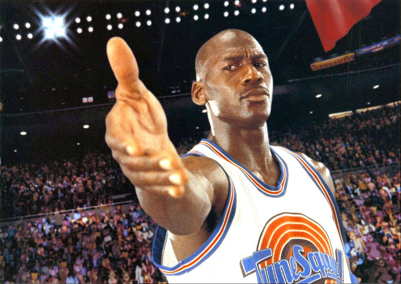 Michael Jordan tenía 33 años cuando se estrenó ‘Space Jam’