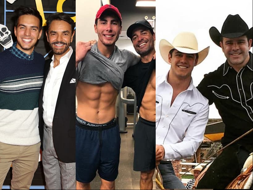 Estos famosos heredaron algunos de sus rasgos más característicos a sus hijos.
