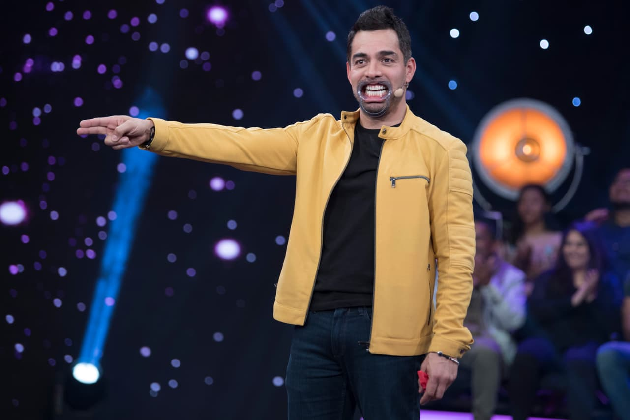 Omar Chaparro y su mejor sonrisa