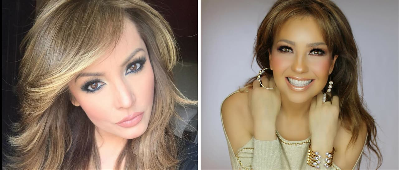 Confunden a Paty Navidad con Thalía en redes sociales