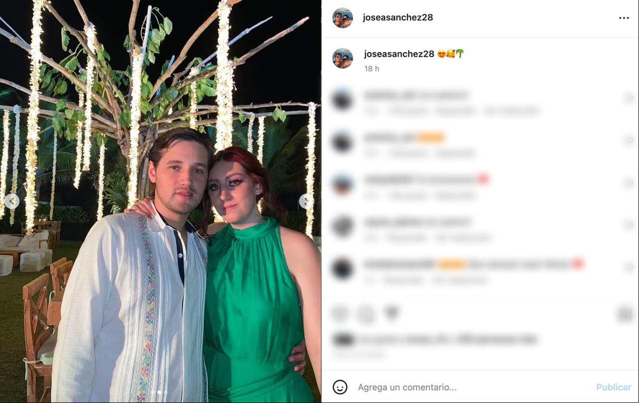 La hermana de José Eduardo Derbez de lo más feliz junto a su novio
