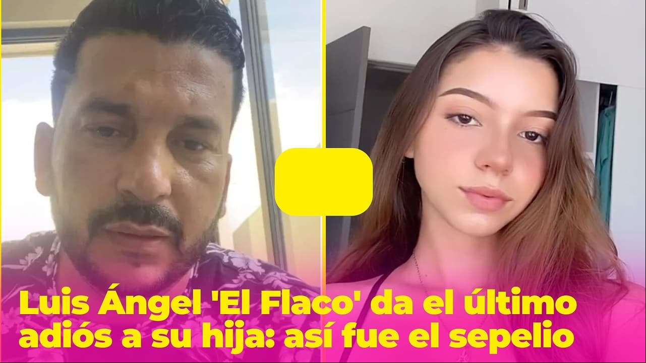 Luis Ángel 'El Flaco' y familiares le dan el último adiós a su hija: los detalles del sepelio