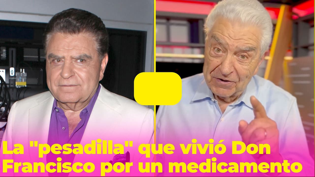 Don Francisco vivió horas de angustia por culpa de un medicamento: "Aquí algo anda mal"