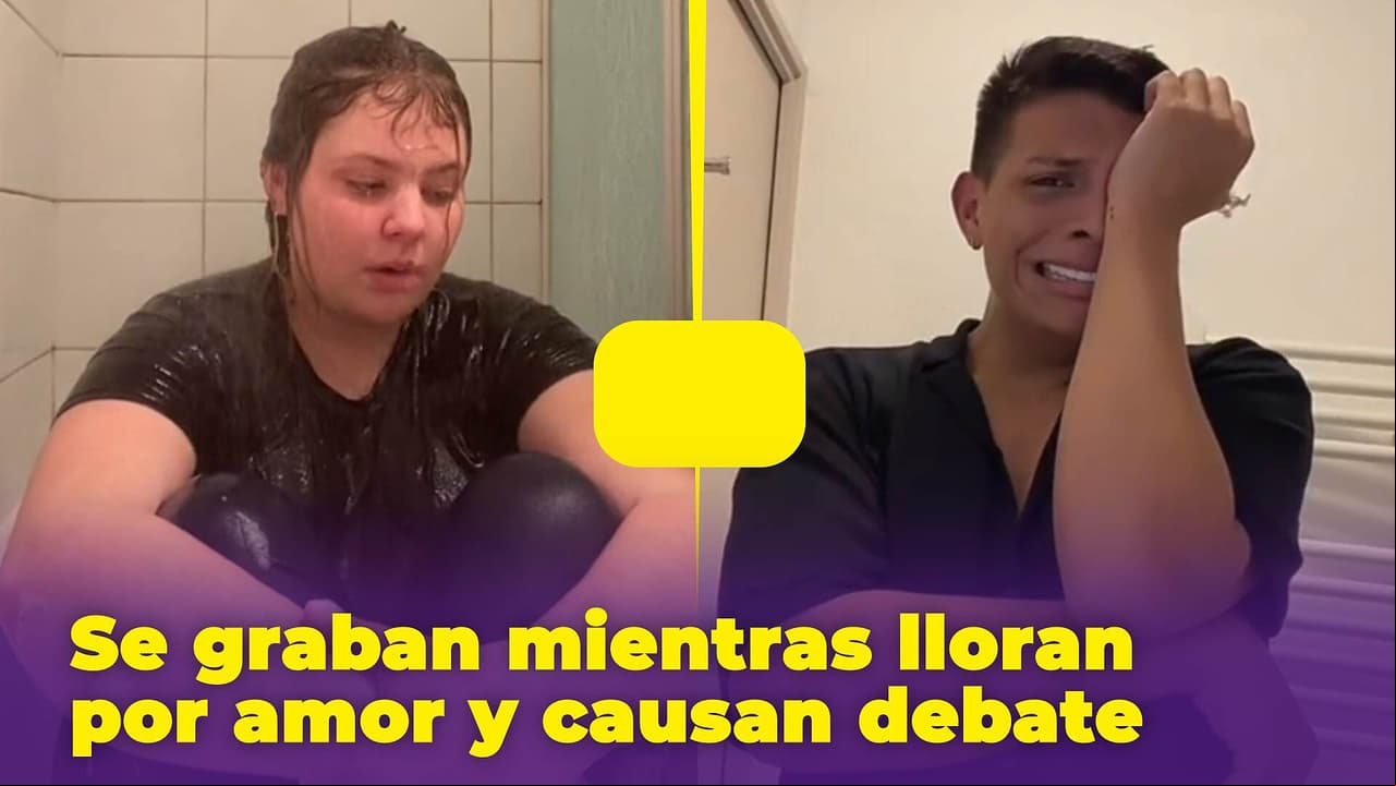 Se graban llorando después de una ruptura y causan polémica: ¿es ridículo o un buen desahogo?
