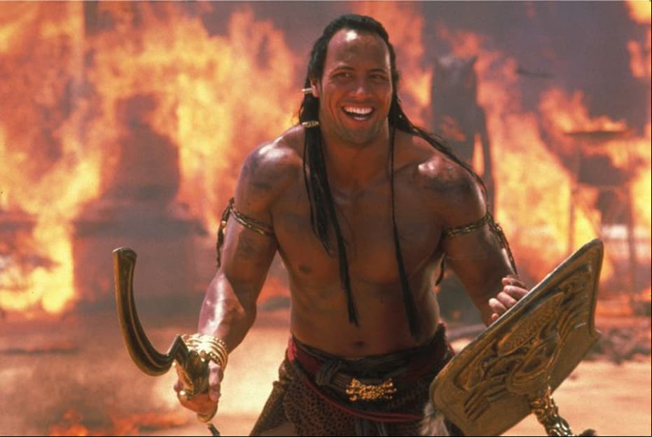 Estos son algunos de los mejores personajes de Johnson, comenzando con ‘El Rey Escorpión’ en ‘La Momia Regresa’ (FOTO: Universal Pictures)