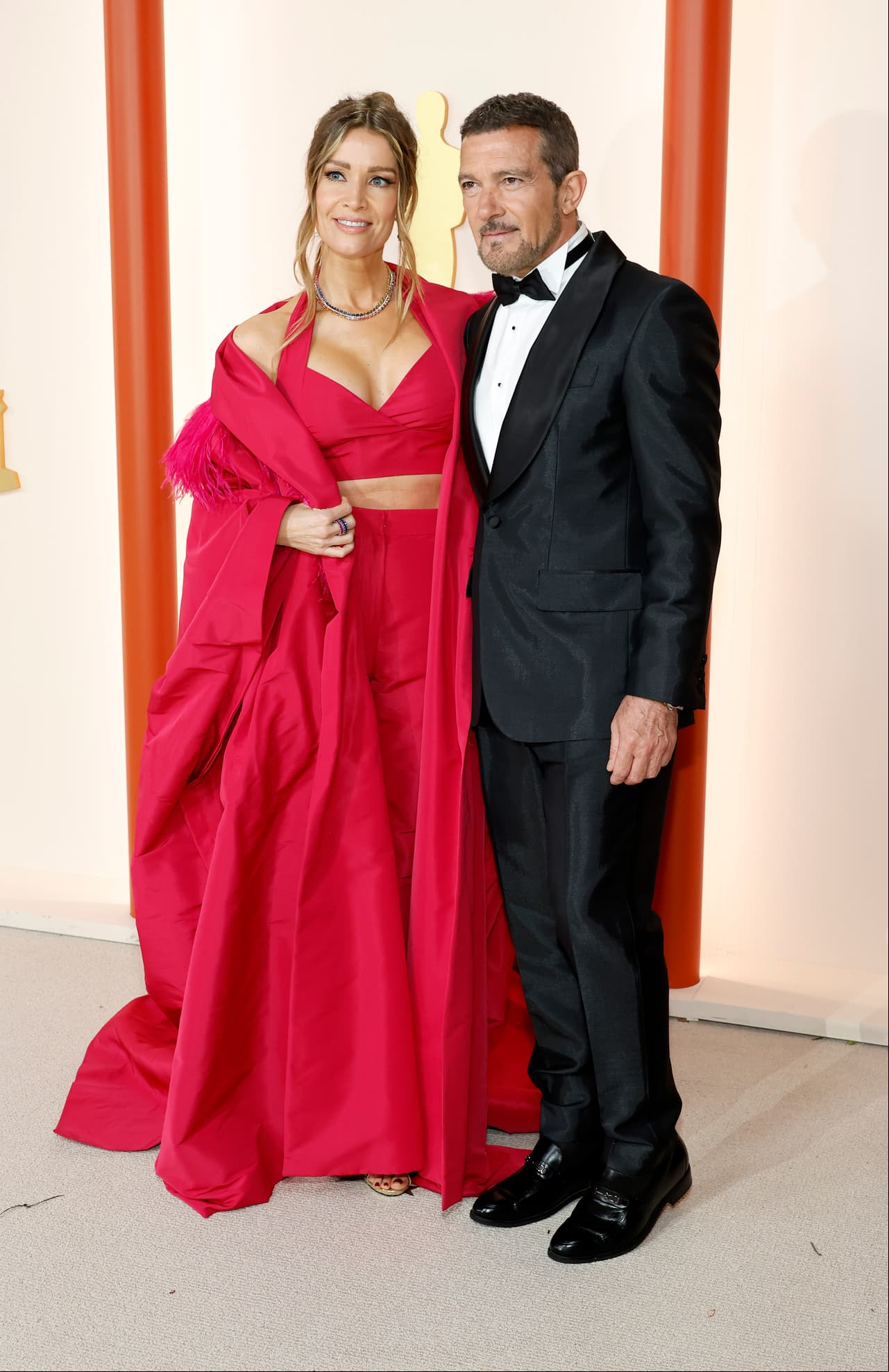 Antonio Banderas y Nicole Banderas.