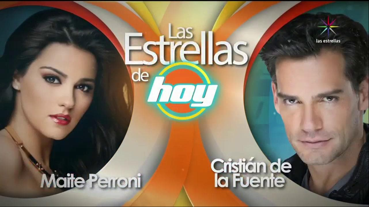LAS ESTRELLAS DE HOY: Maite Perroni y Cristián de la Fuente