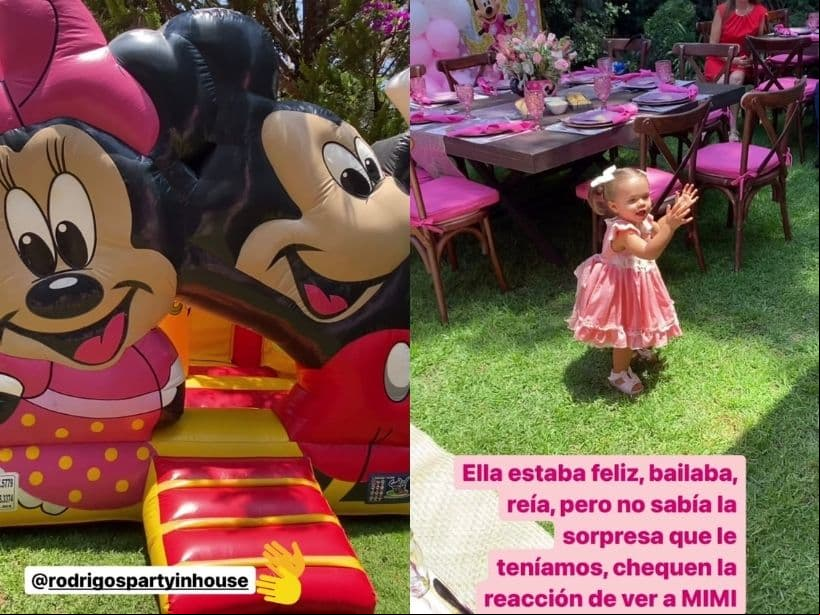 Martina quedó fascinada con su fiesta de cumpleaños.
