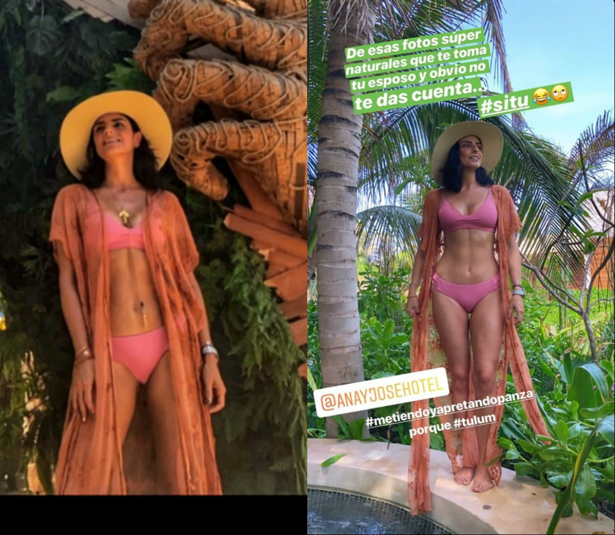 De las primeras fotografías que llamaron la atención y que se viralizaron en varias cuentas de Instagram, fueron en las que se ve a la actriz, de 31 años, demostrar que a un año de dar a luz a su hija por fin recuperó su figura.