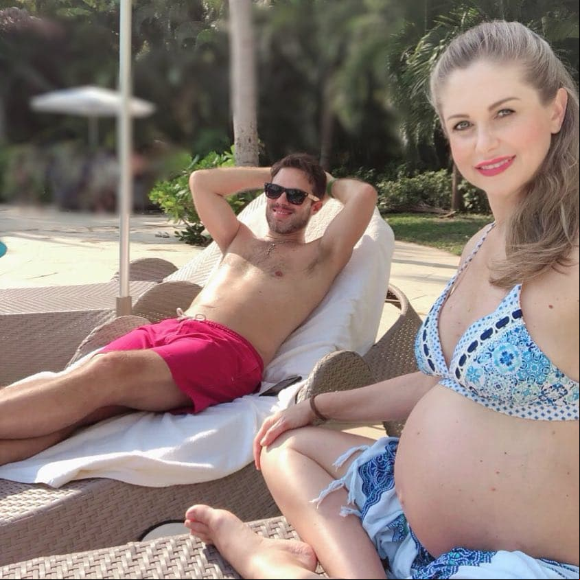 Durante su embarazo, Ingrid Martz compartió en su cuenta oficial de Instagram infinidad de imágenes de su enorme pancita.