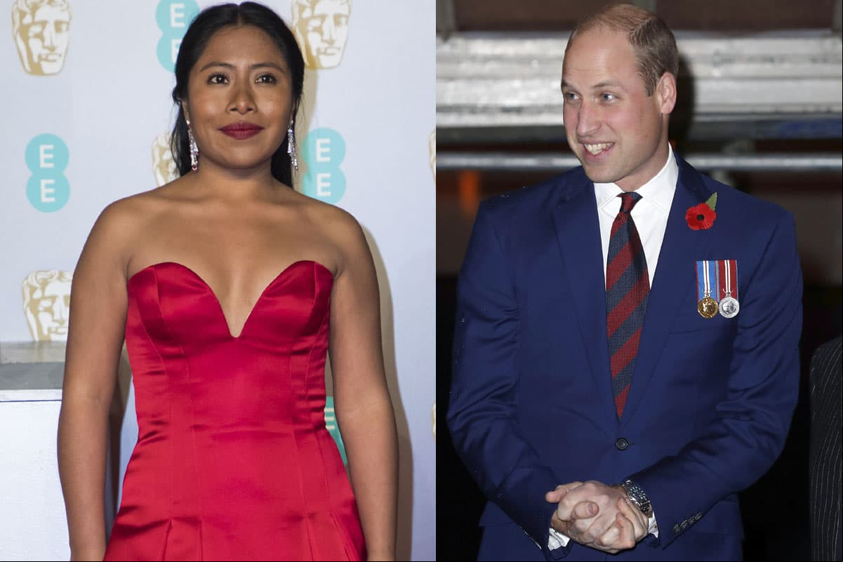 Yalitza Aparicio queda impactada al codearse con el Príncipe William