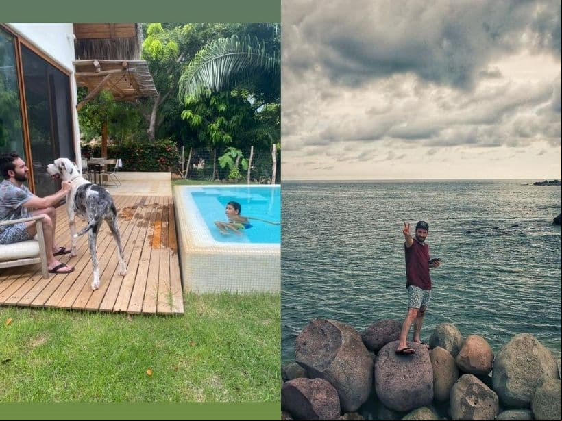 Incluso, la misma conductora compartió una foto del músico en sus historias, mientras que el guitarrista publicó una imagen en su feed de Instagram, detallando que Natalia Téllez había sido la fotógrafa.