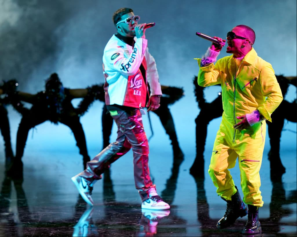 Anuel AA y Ozuna también subieron por primera vez al escenario juntos.