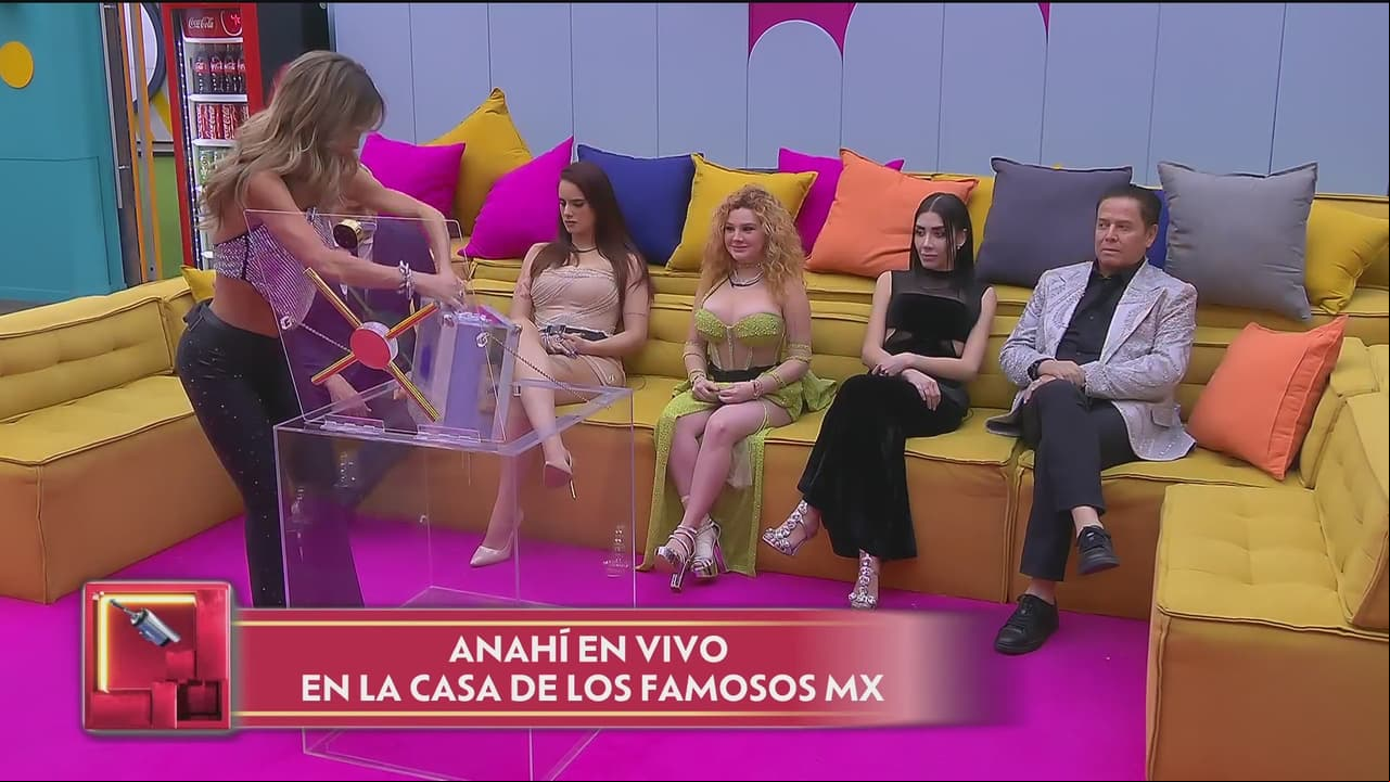 Anahí entra a La Casa de los Famosos México y hace esto