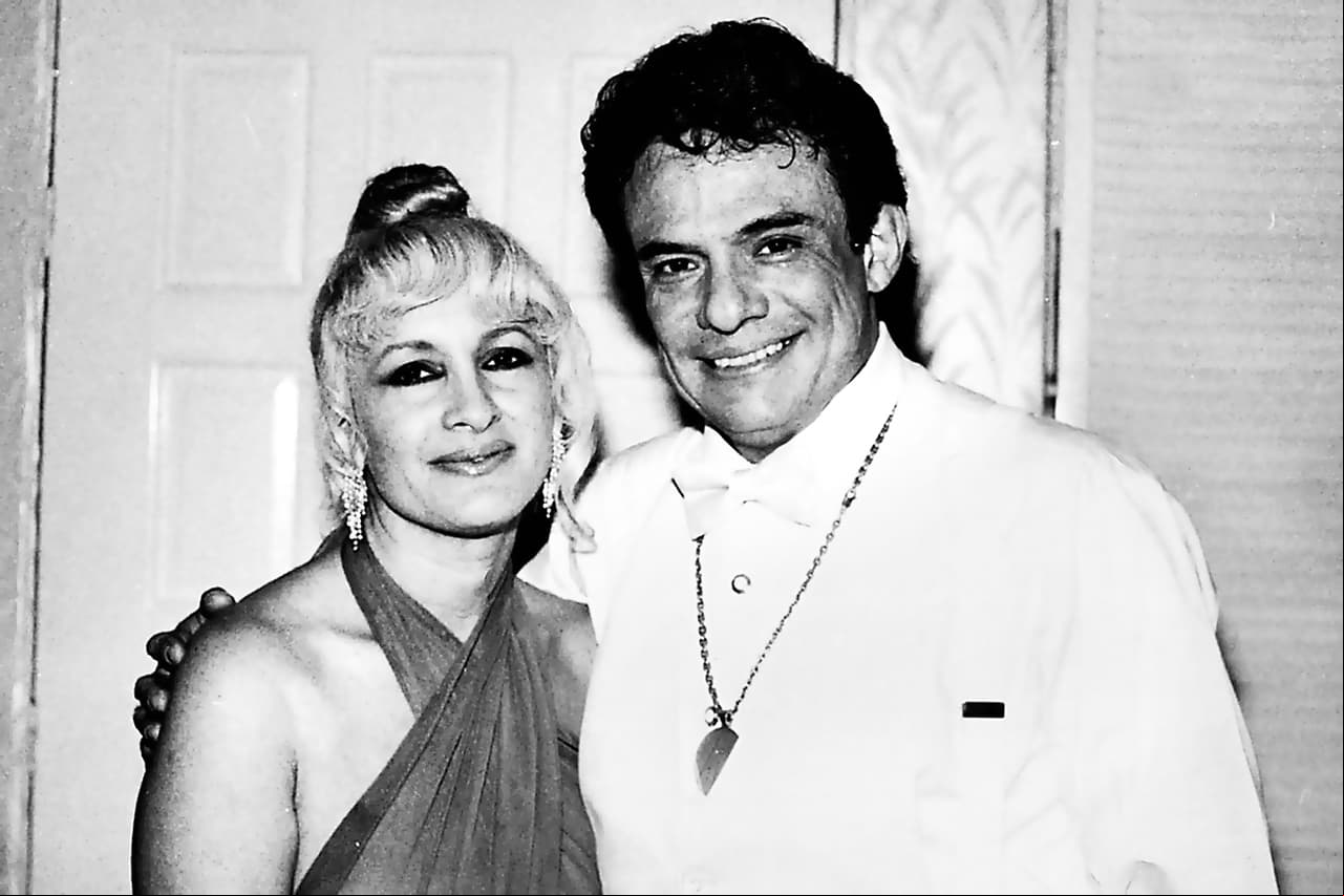 Natalia Kiki Herrera y José José en 1970.