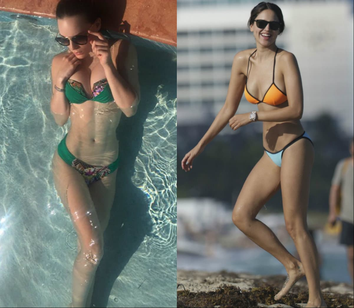 ¿Cuál de las dos bellezas gana esta dura batalla?